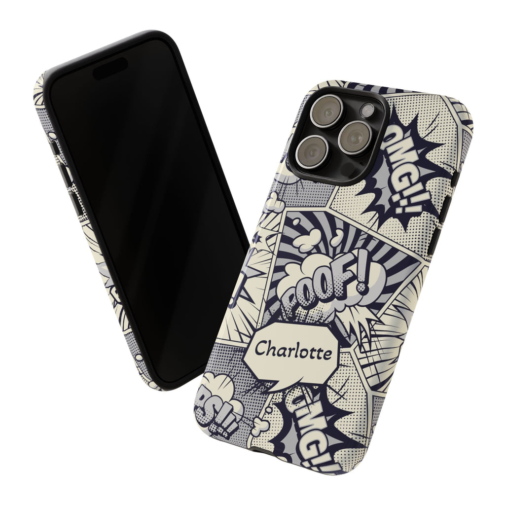 Personalizzata Comic Cover per smartphone con nomen – Cover robusta con Pop-Art