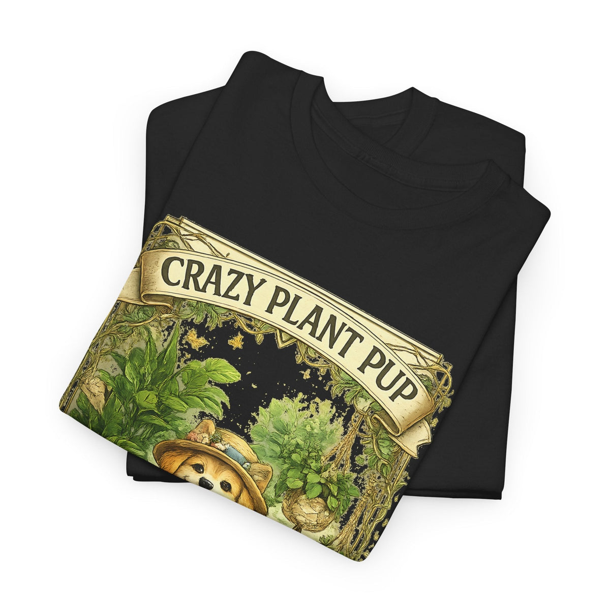 T-Shirt Cane e Piante – Design Divertente