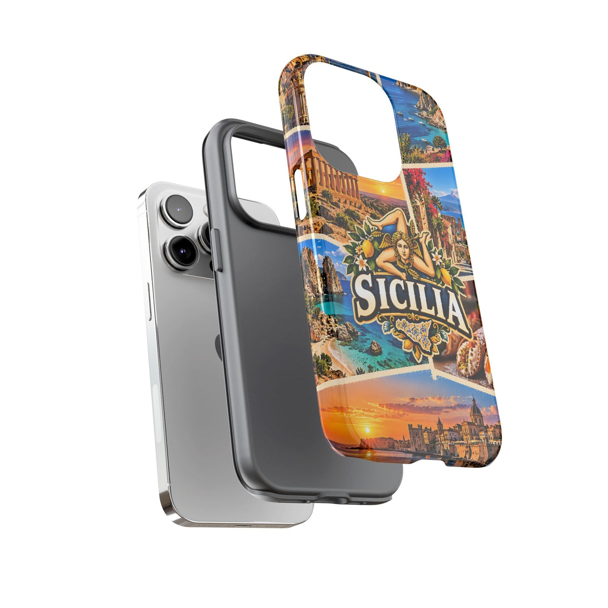 Sizilien Italien Cover robusta – Sizilianische Reise-Collage