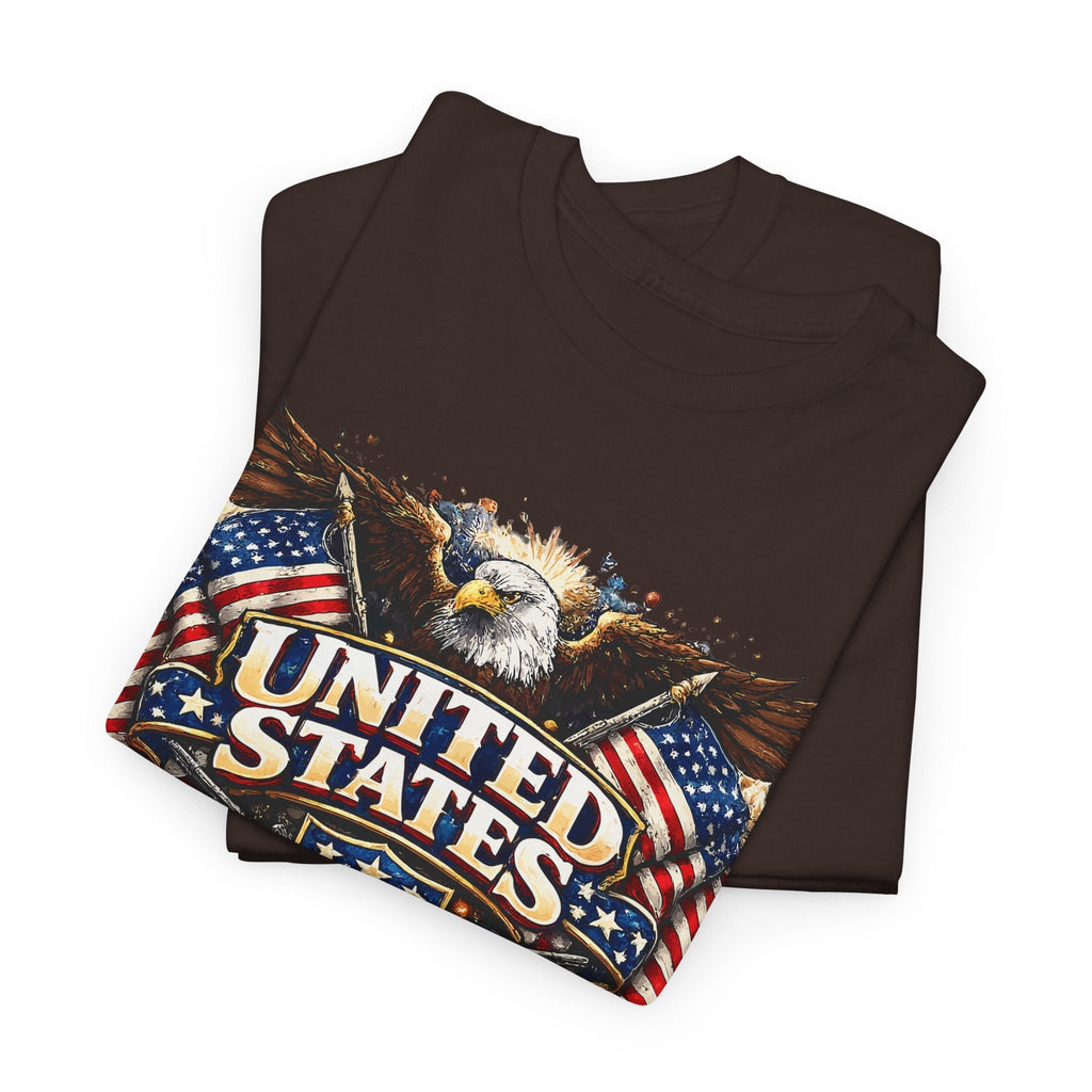 T-Shirt Patriottica USA – Aquila e Bandiera Americana
