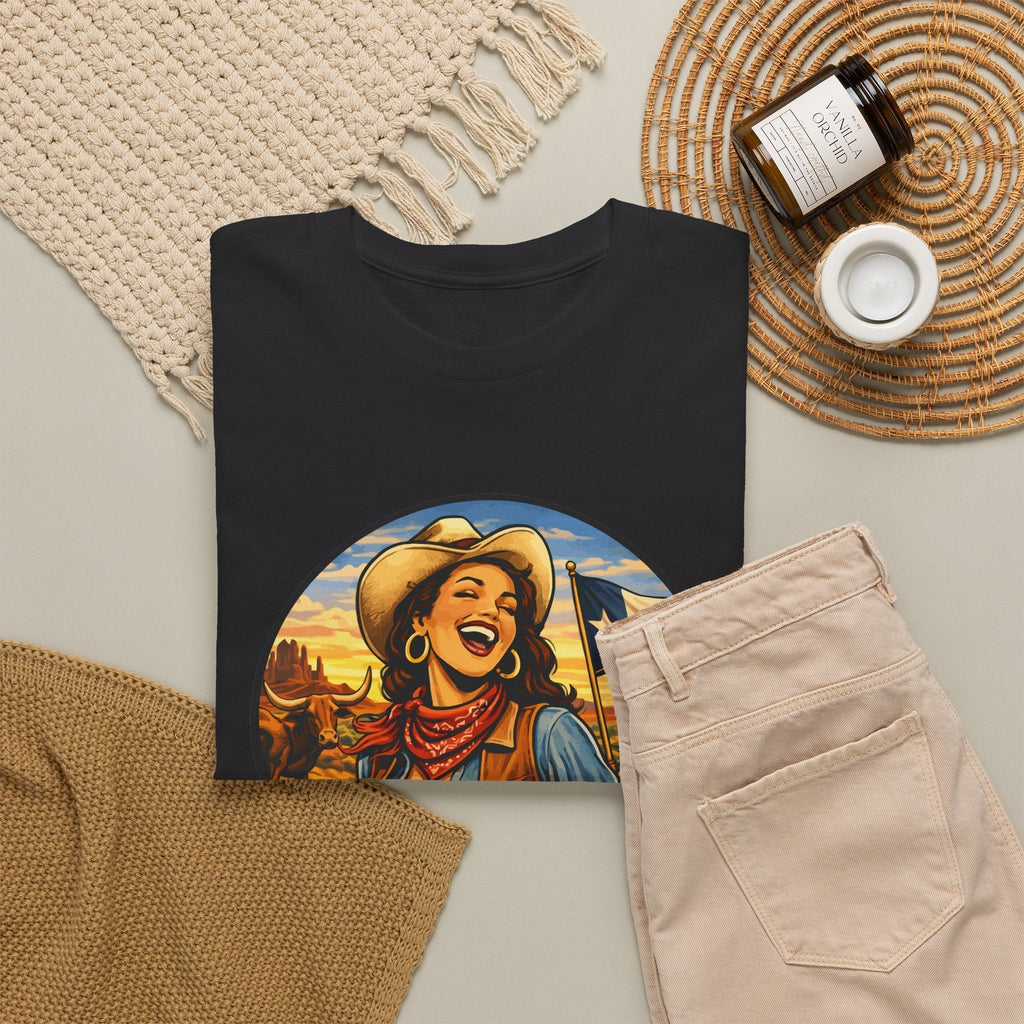 T-Shirt Cowgirl Texas – Design Western Vintage