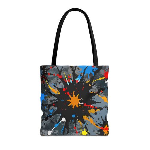 Abstrakte Kunst Borsa in tessuto – Colore Splash design