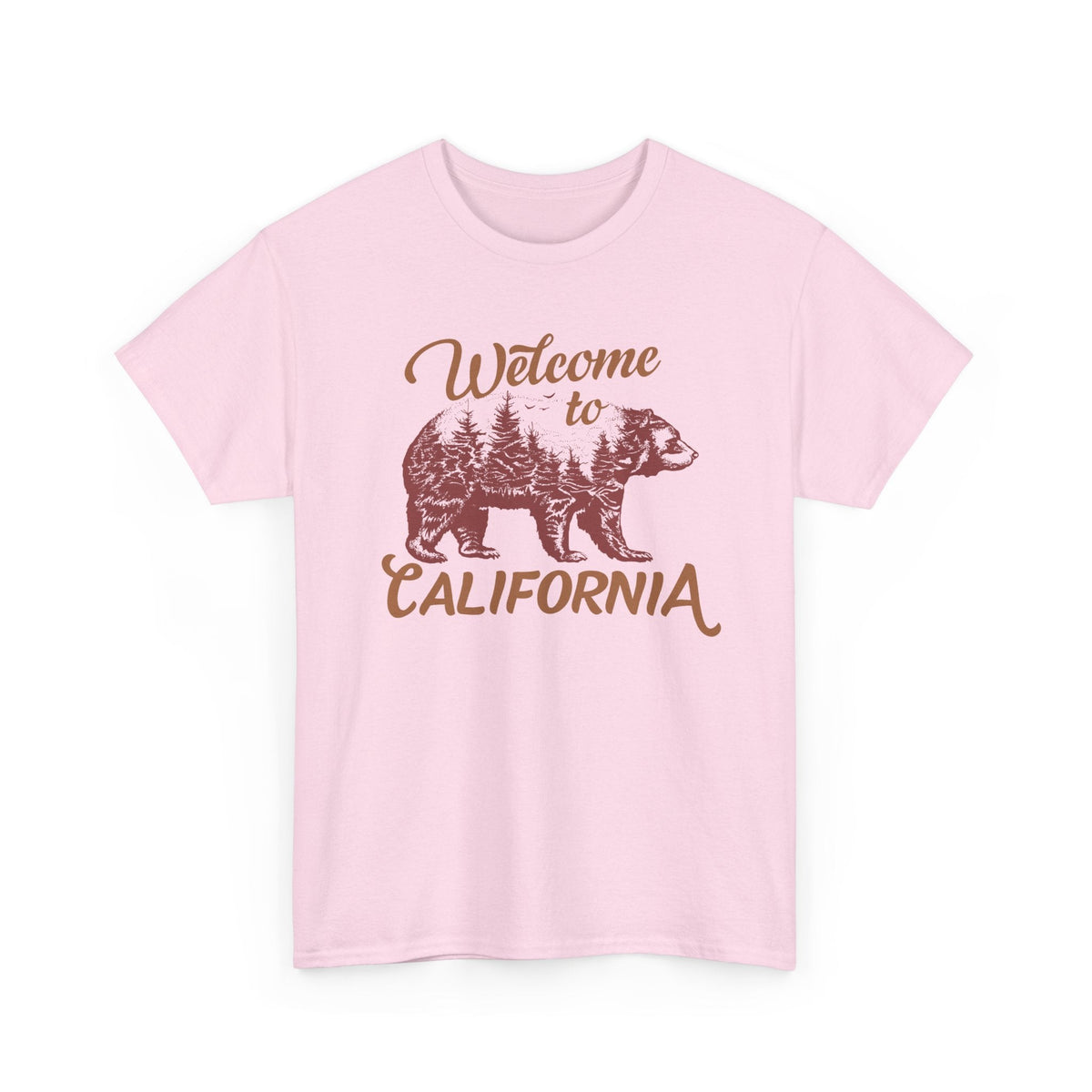 T-Shirt California – Design Vintage con Orso