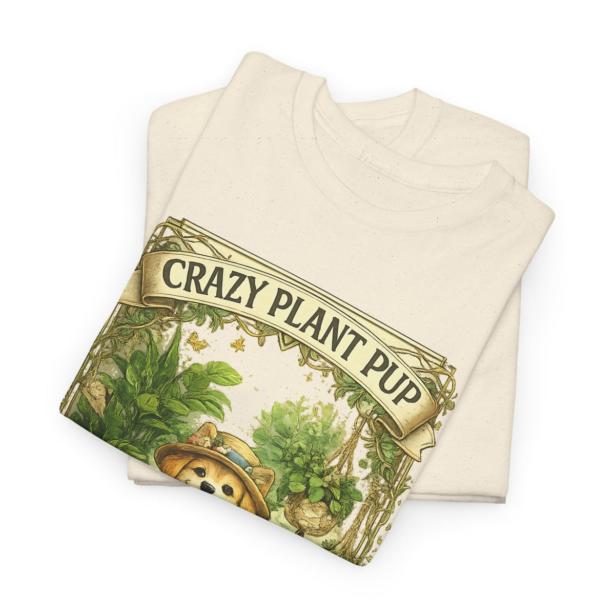 T-Shirt Cane e Piante – Design Divertente