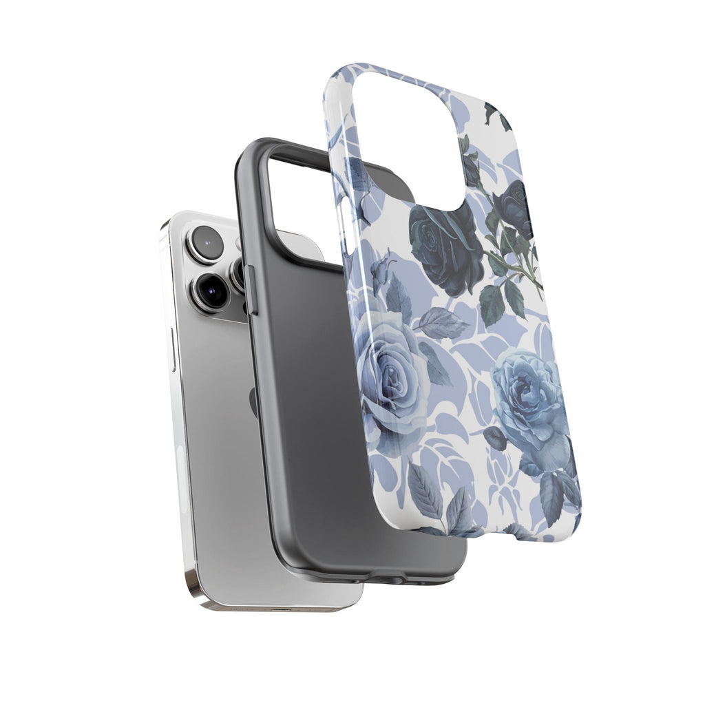 Blaue Rose Cover per smartphone – elegante robuste Cover per smartphone con fiori