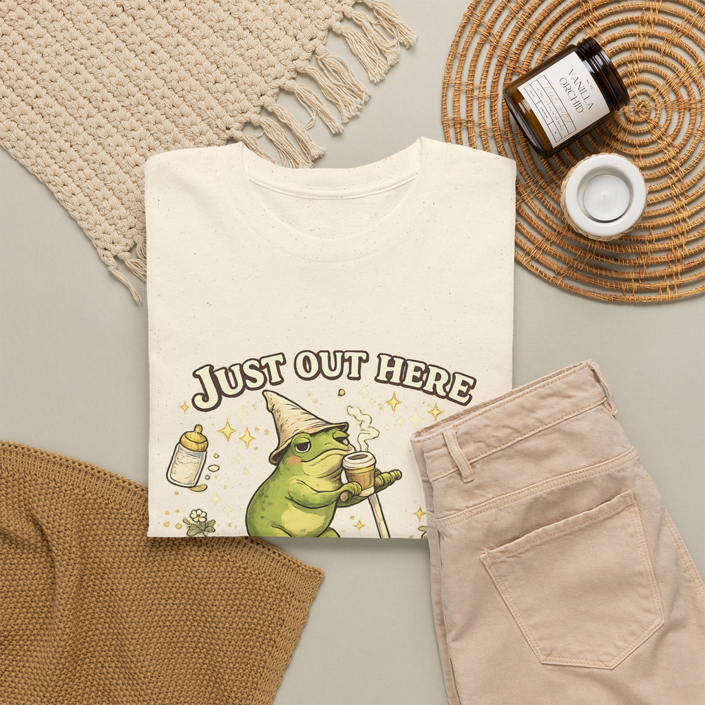 T-Shirt Mamma, Caffeina e Caffè – Design Divertente