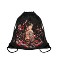 Japanischer Samurai Sacca con coulisse – Kriegerin & Drachen design von MALUX