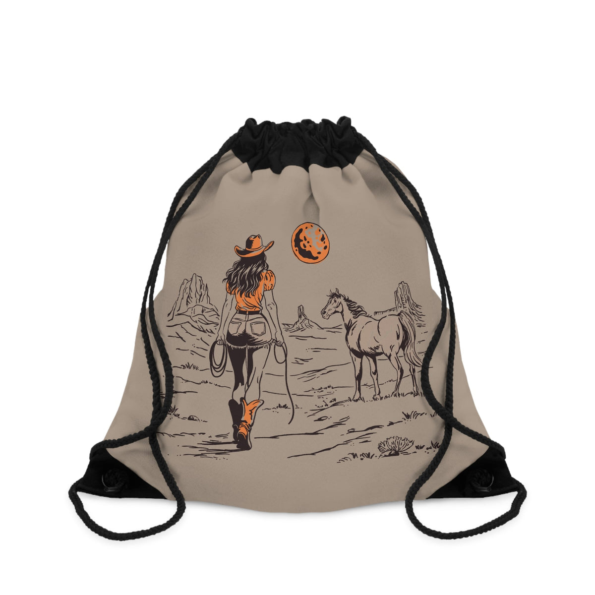 Cowgirl Sacca con coulisse – Western cavalli & Wüsten design von MALUX