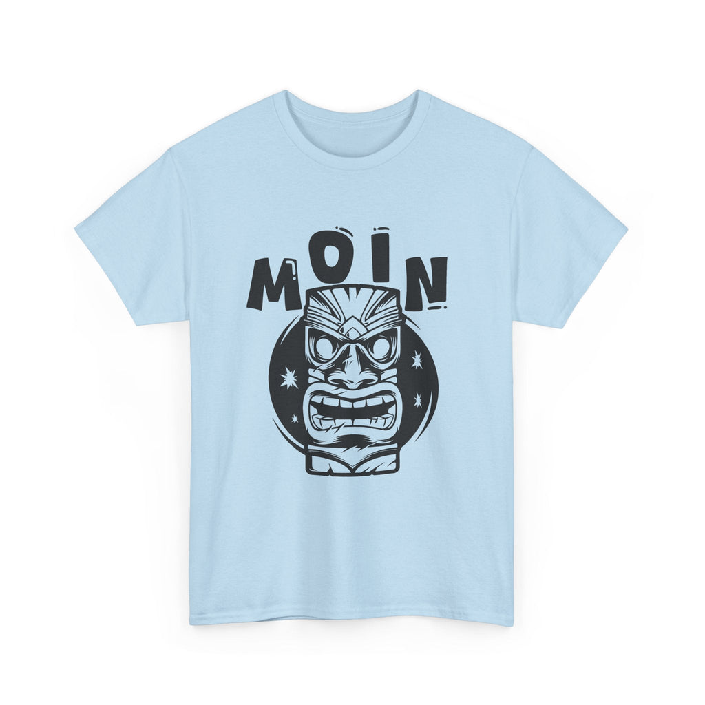 T-Shirt Moin con Maschera Tiki – Design Tropicale Streetwear