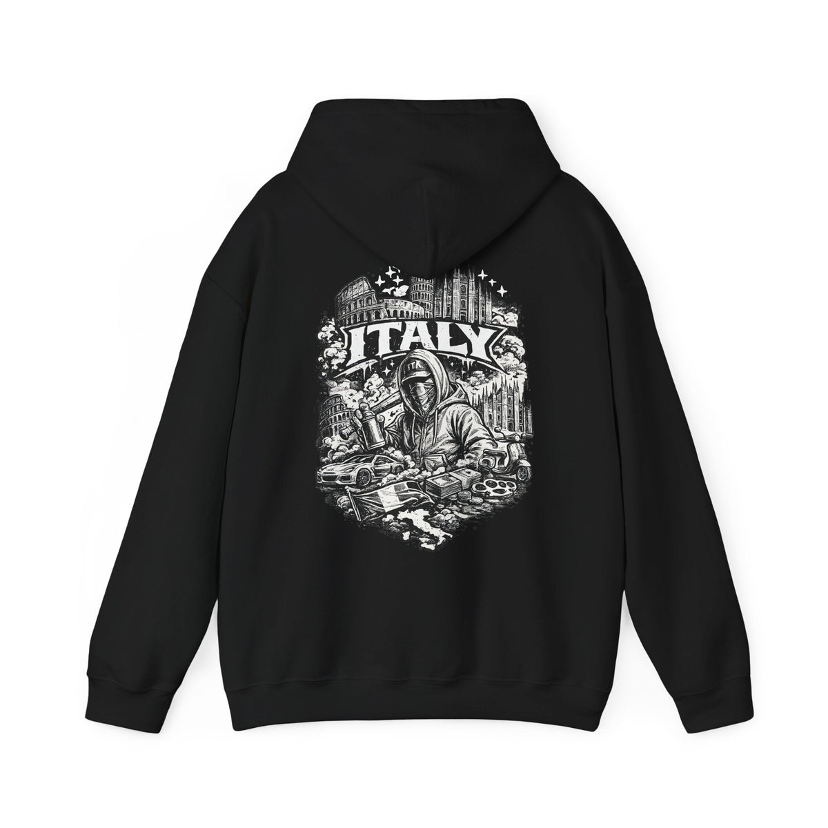 Italy Graphic Hoodie Vintage Reise & Kultur Hoodie – MALUX