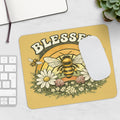 Blessed Bienen Mousepad – fiori & naturaale design – Mousepad von MALUX, 23,2 × 19,4 cm