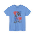 T-Shirt California Surf – Tavola da Surf e Palme Retrò