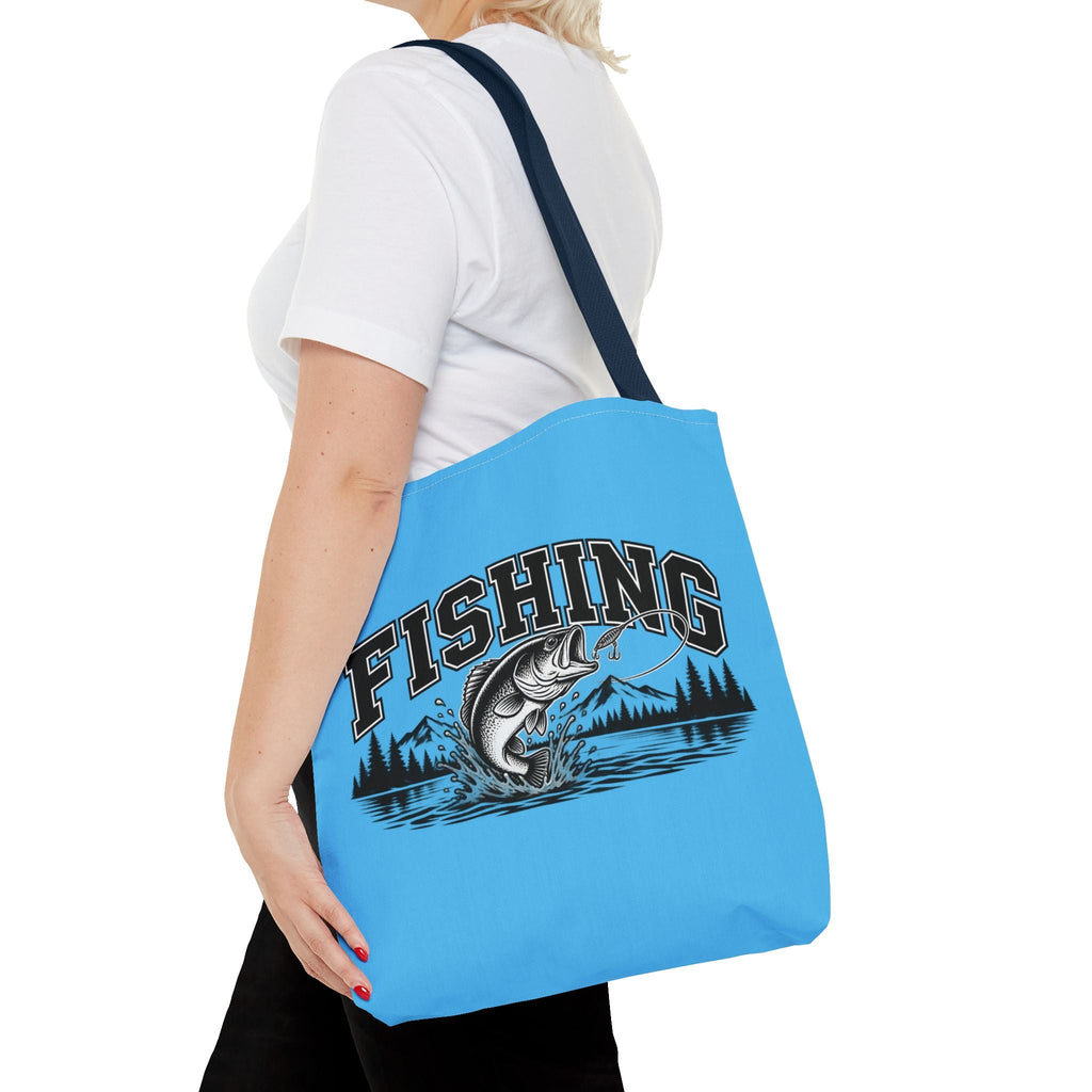 Angeln Borsa in tessuto – Fishing Fisch & See Motiv