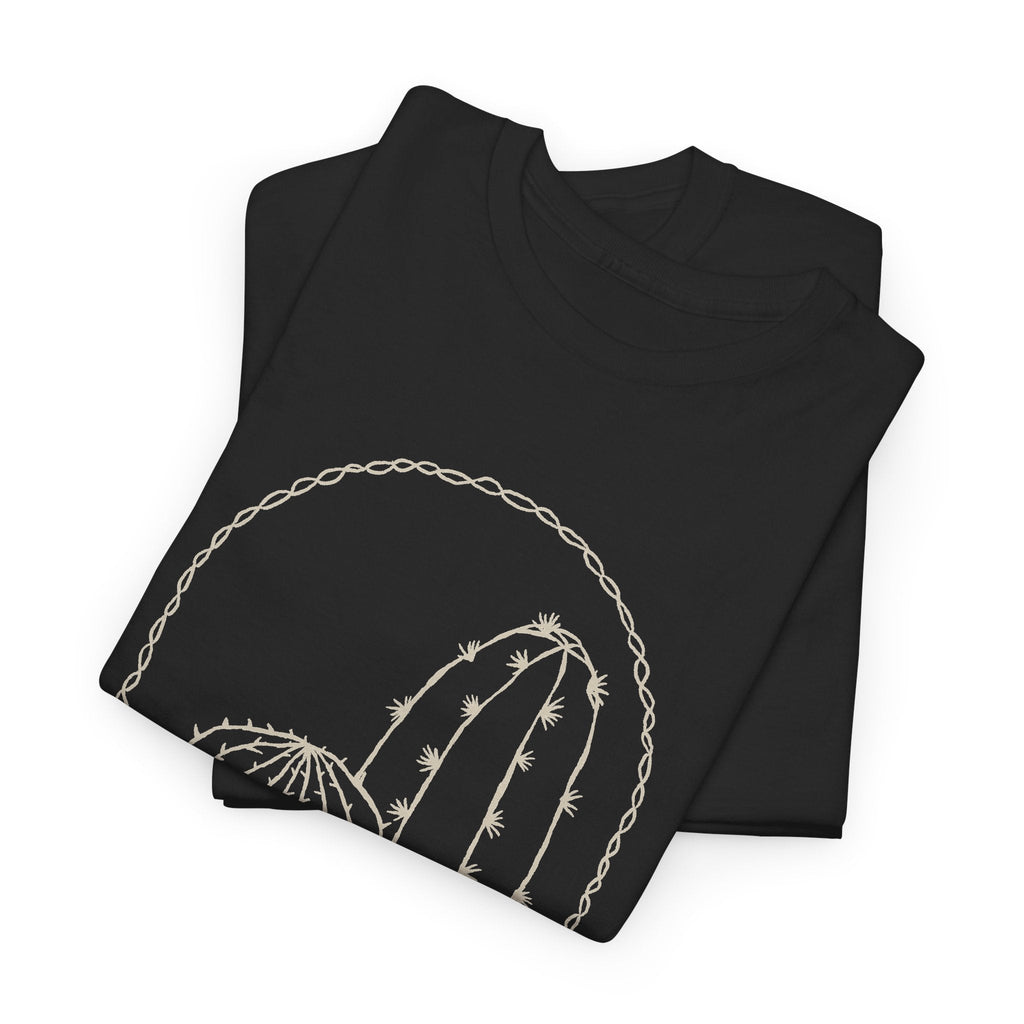 T-Shirt Cactus Minimal – Design Deserto Line Art