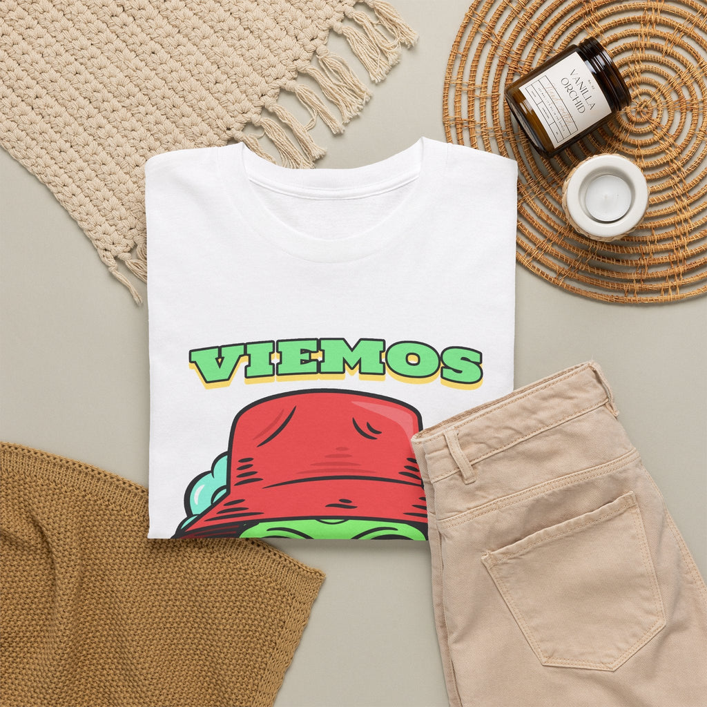 T-Shirt Veniamo in Pace – Design Alieno UFO Retrò