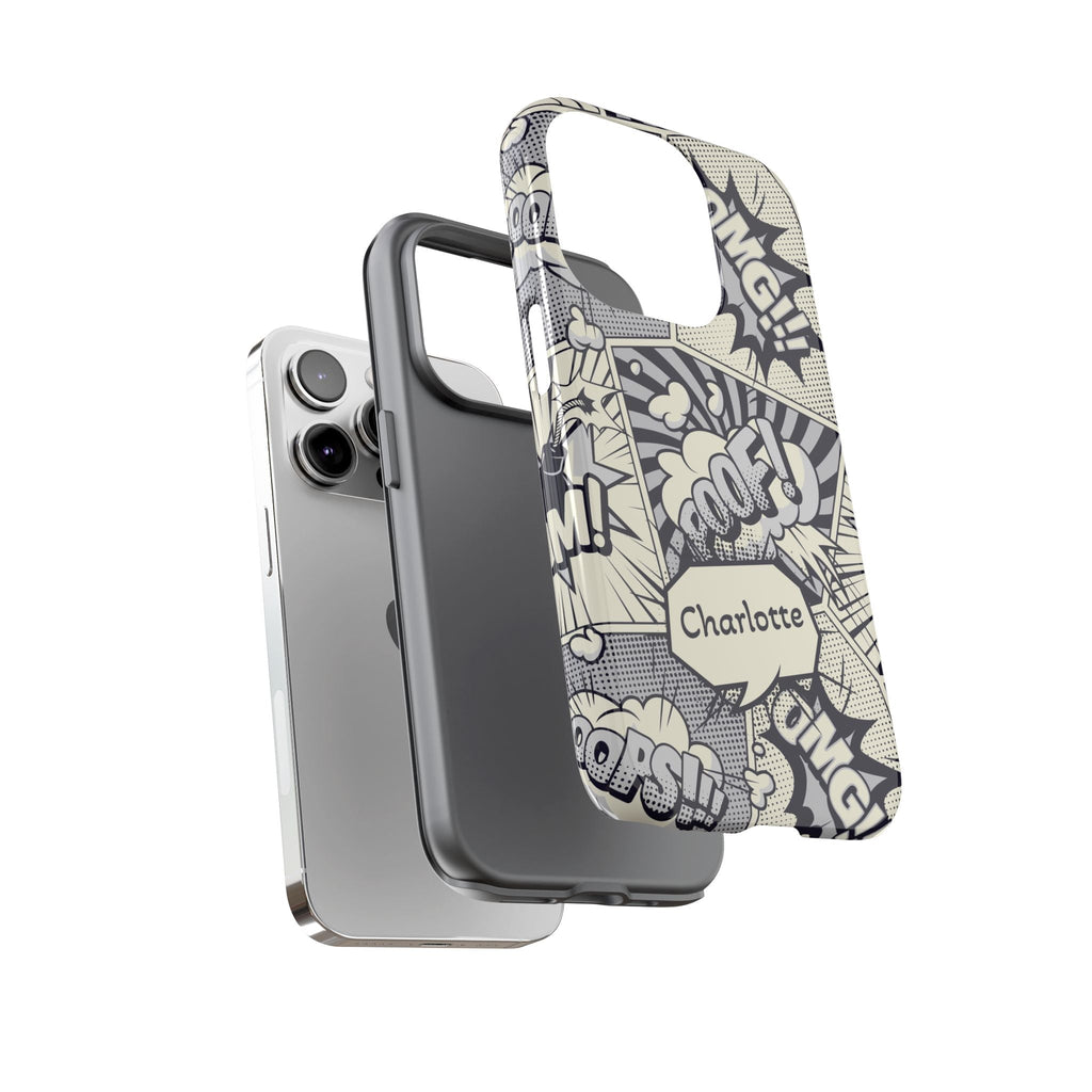 Personalizzata Comic Cover per smartphone con nomen – Cover robusta con Pop-Art