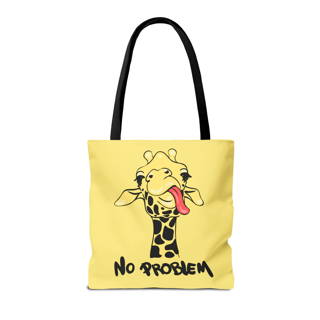 No Problem Borsa in tessuto – divertente Giraffe