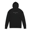 Poise & Grace Hooded Long Sleeve Tee — Minimalistisches Kronenmotiv – MALUX