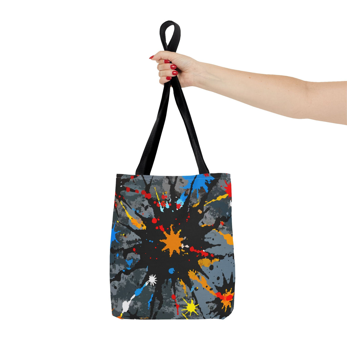 Abstrakte Kunst Borsa in tessuto – Colore Splash design