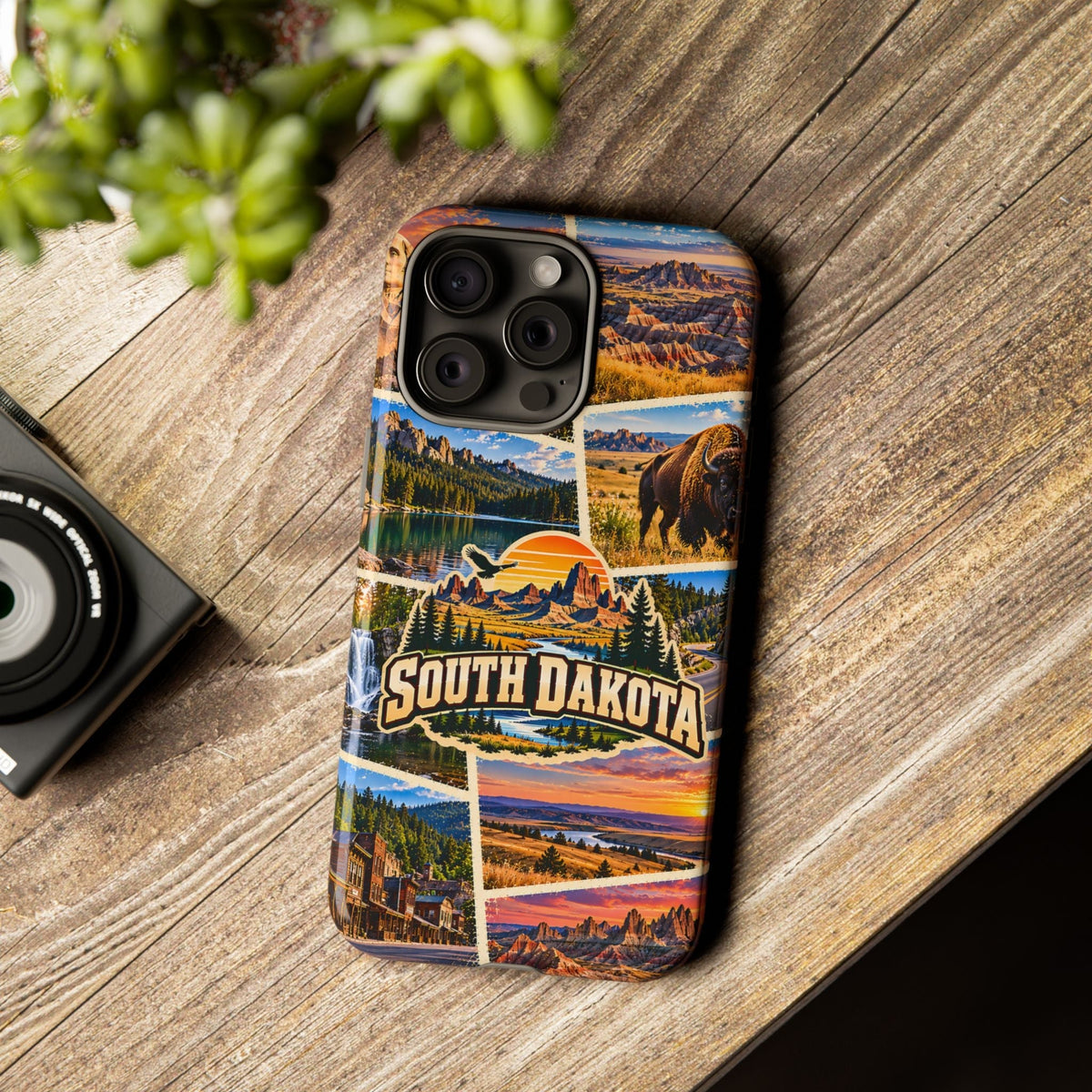 South Dakota Cover robusta – Landschafts-Reise-Collage