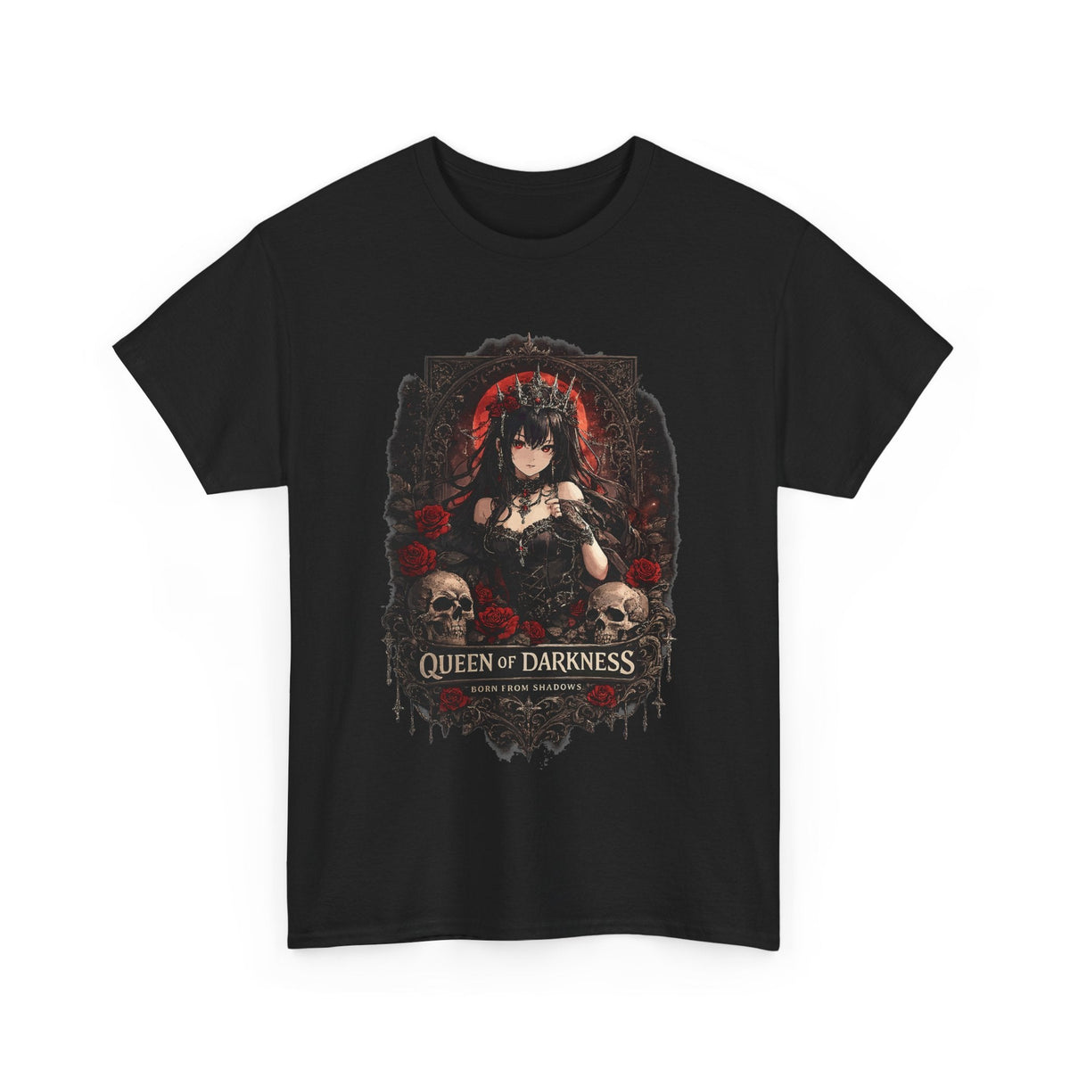 T-Shirt Regina dell'Oscurità – Design Gotico Dark Fantasy