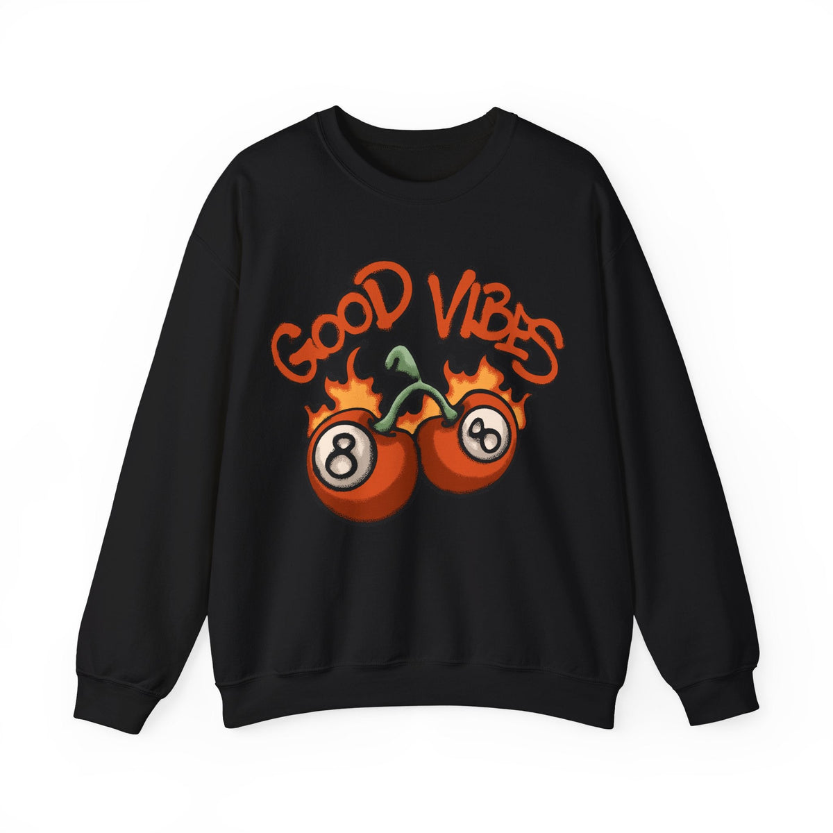 Good Vibes 8-Ball Sweatshirt – Sweatshirt von MALUX