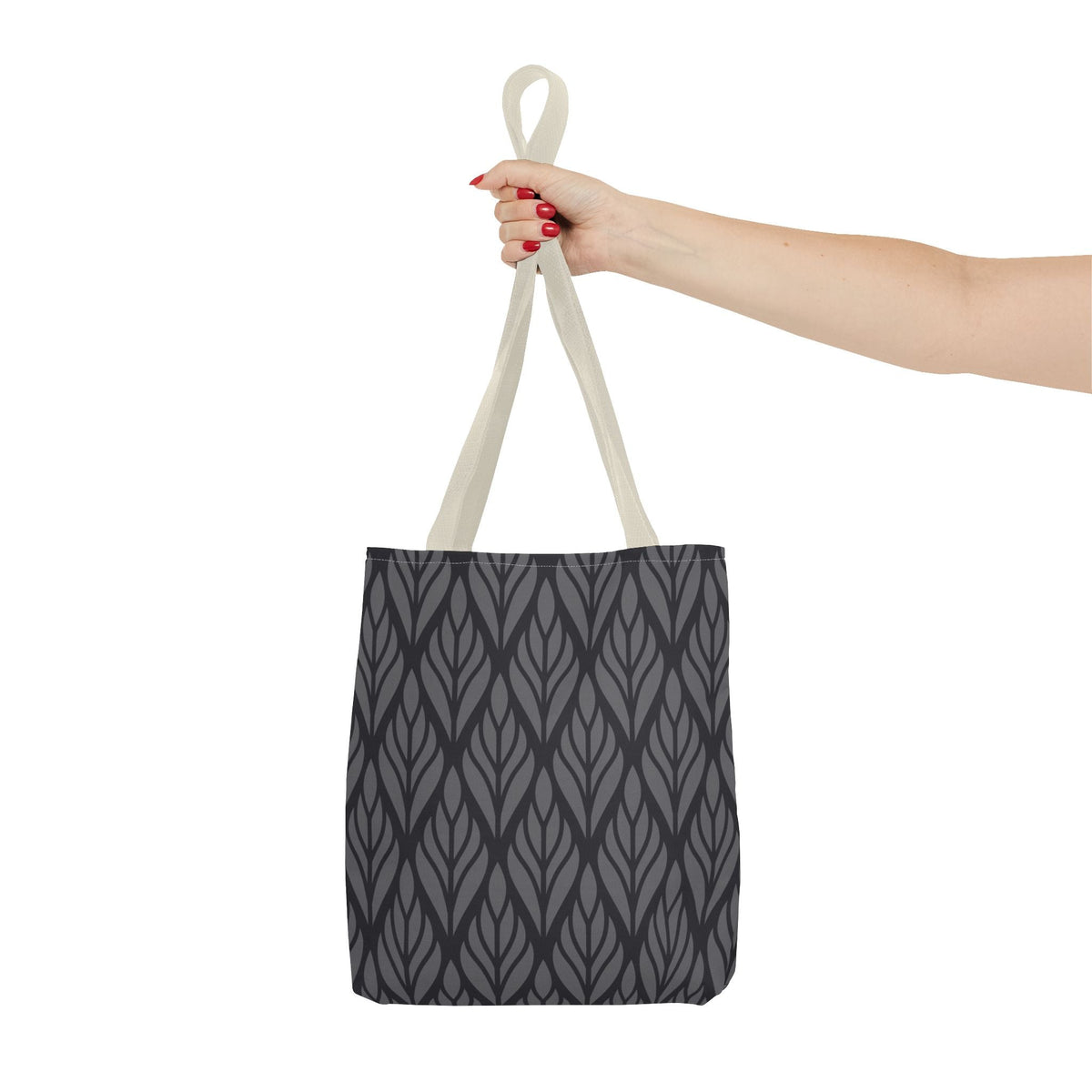 Borsa in tessuto Elegante – Motivo Astratto Nero