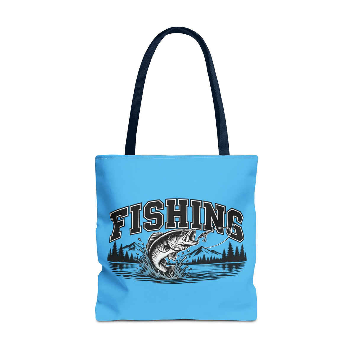 Angeln Borsa in tessuto – Fishing Fisch & See Motiv