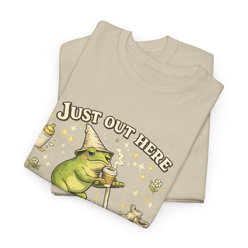 T-Shirt Mamma, Caffeina e Caffè – Design Divertente