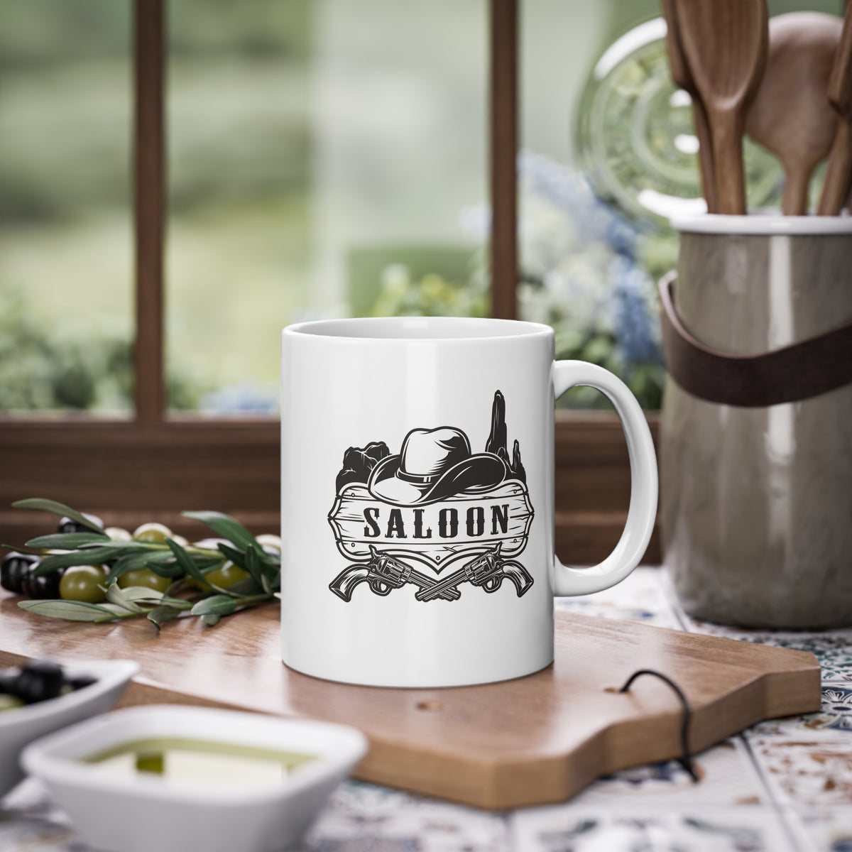 Tazza Cowboy Saloon – Stile Western Rustico da Ranch 330 ml