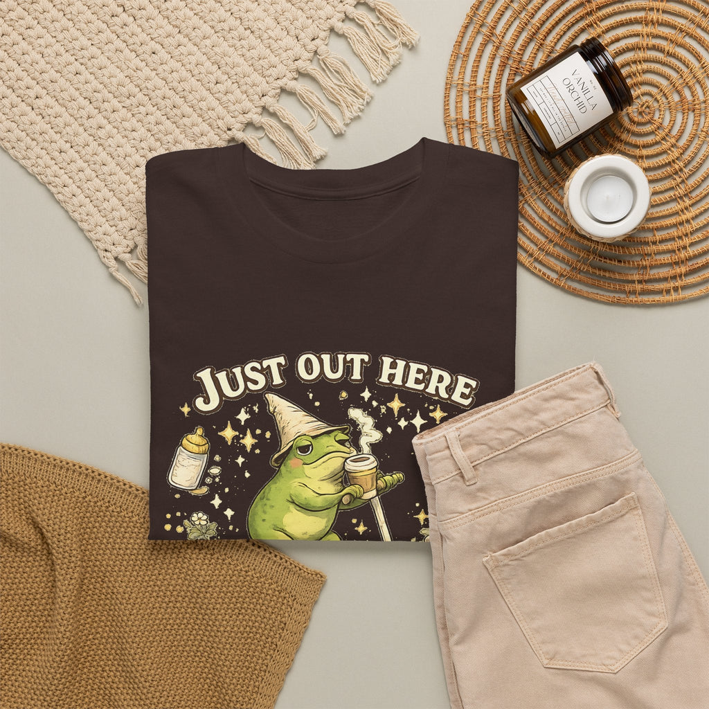 T-Shirt Mamma, Caffeina e Caffè – Design Divertente