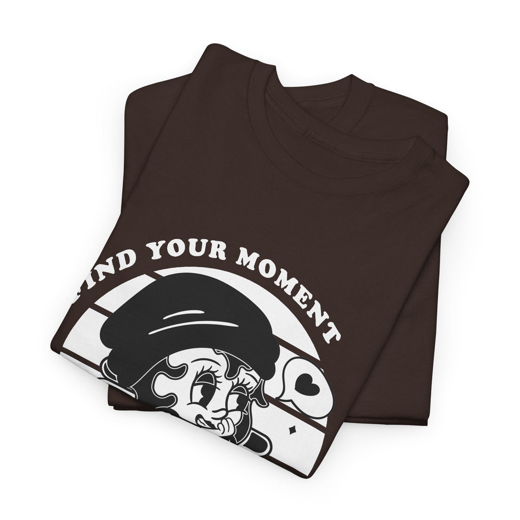 T-Shirt Continua a Sorridere – Ragazza Vintage e Frase Positiva