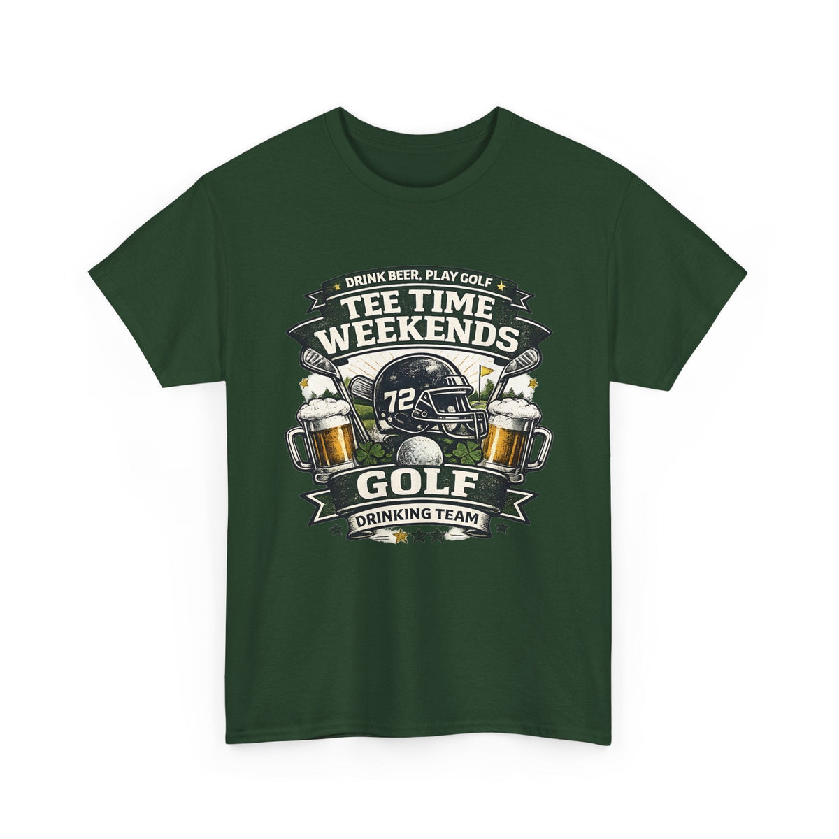 T-Shirt Golf e Birra – Design Divertente