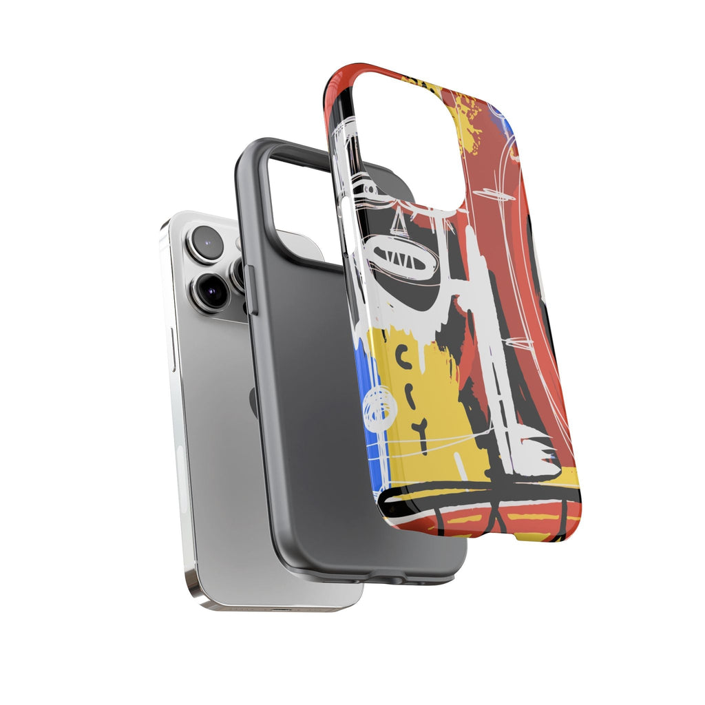 Abstrakte Street-Art Cover per smartphone – Cover robusta im bunten Urban-Stil
