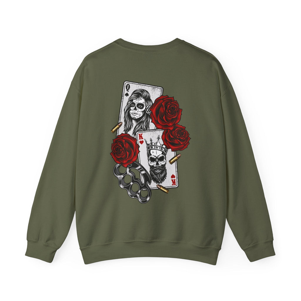 Gothic Floral Sweatshirt – Sweatshirt von MALUX