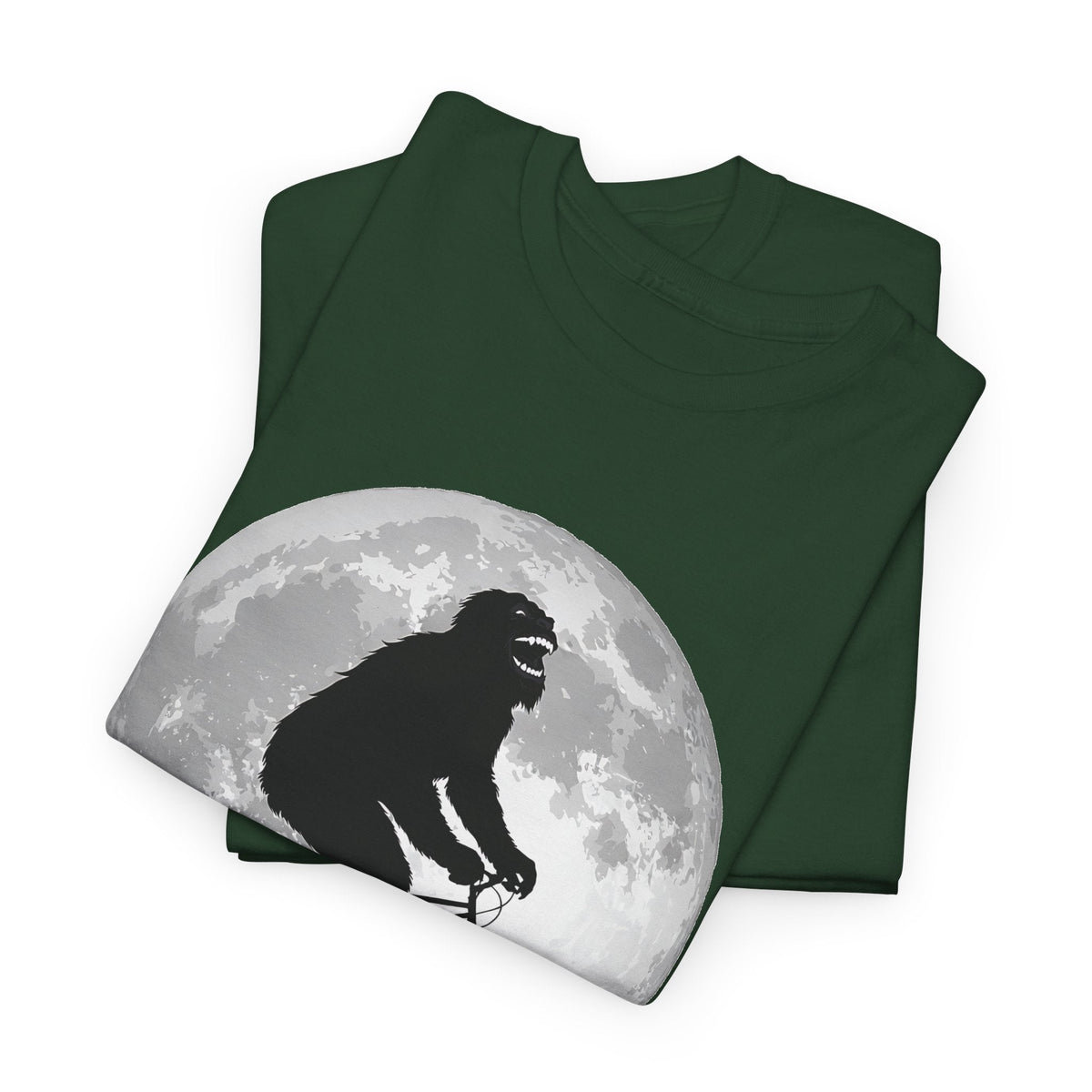 Bigfoot Bicycle T-Shirt – Mond & naturaale-Abenteuer Grafik-T-Shirt