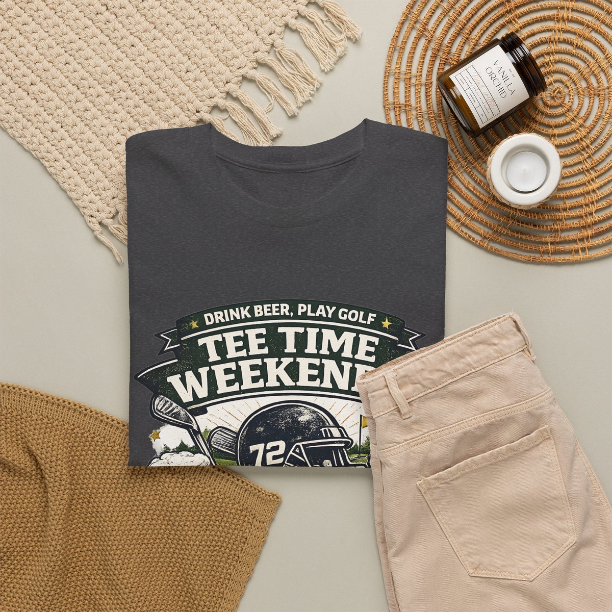 T-Shirt Golf e Birra – Design Divertente