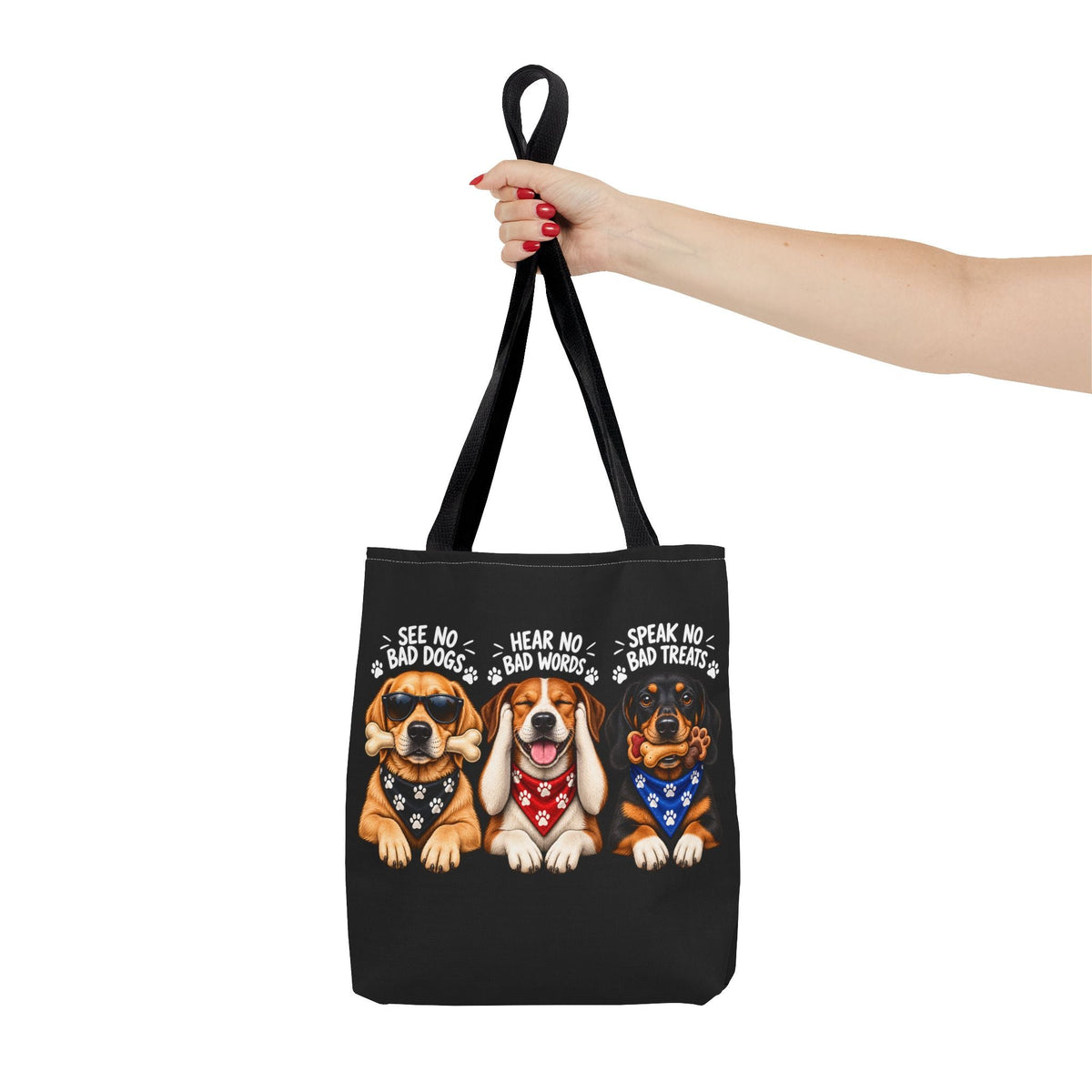 Borsa in tessuto Cani Divertenti – Design Tre Cani