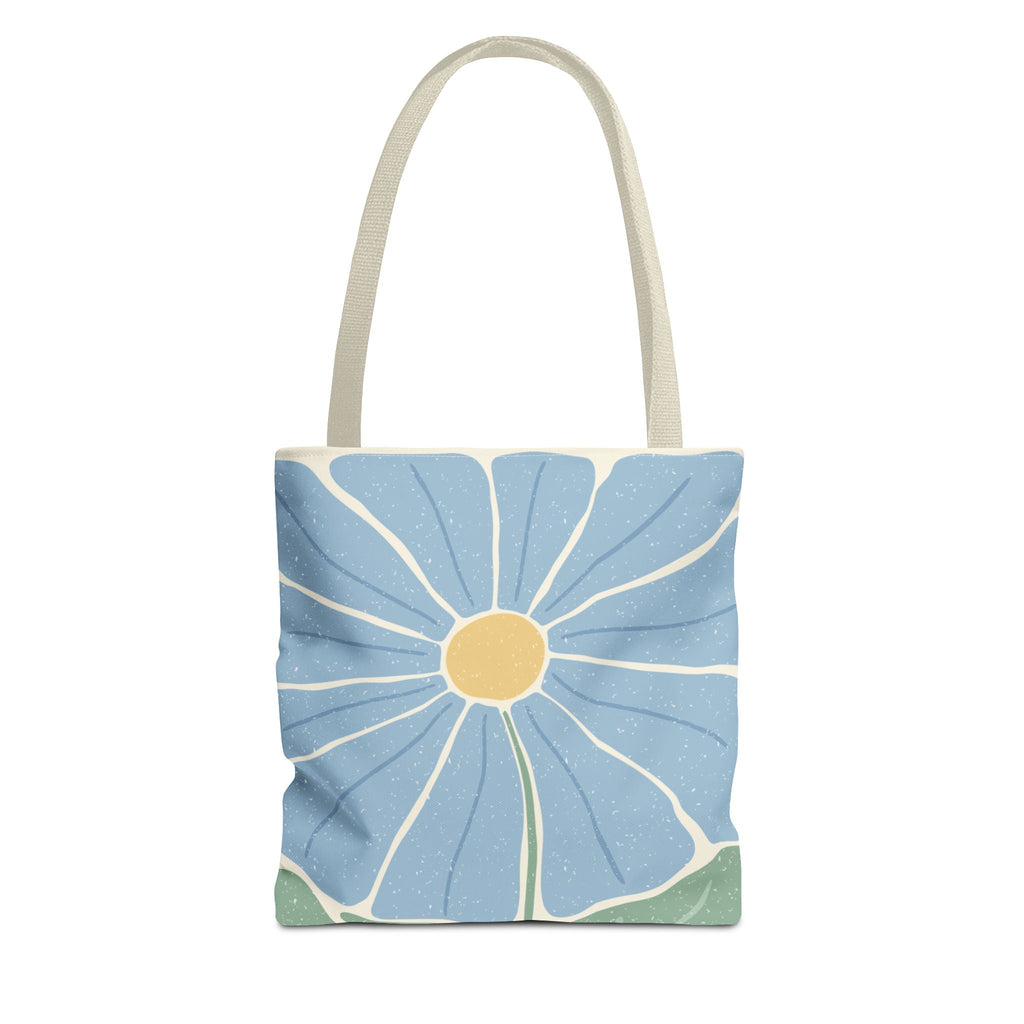 Blaue fiori Borsa in tessuto – Modernes Floral design