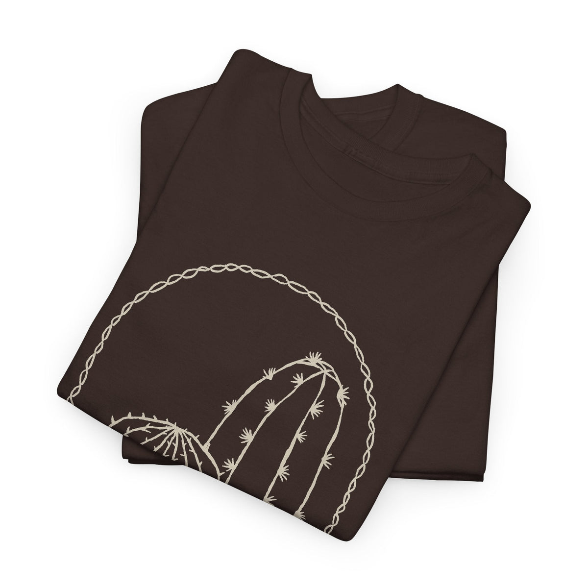 T-Shirt Cactus Minimal – Design Deserto Line Art