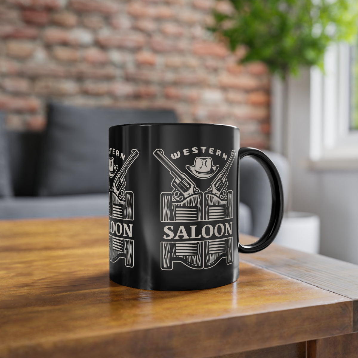Tazza Western Saloon – Design Cowboy Vintage 330 ml