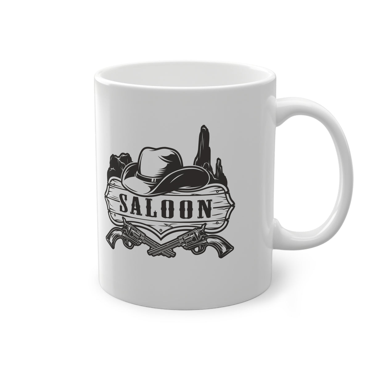 Tazza Cowboy Saloon – Stile Western Rustico da Ranch 330 ml