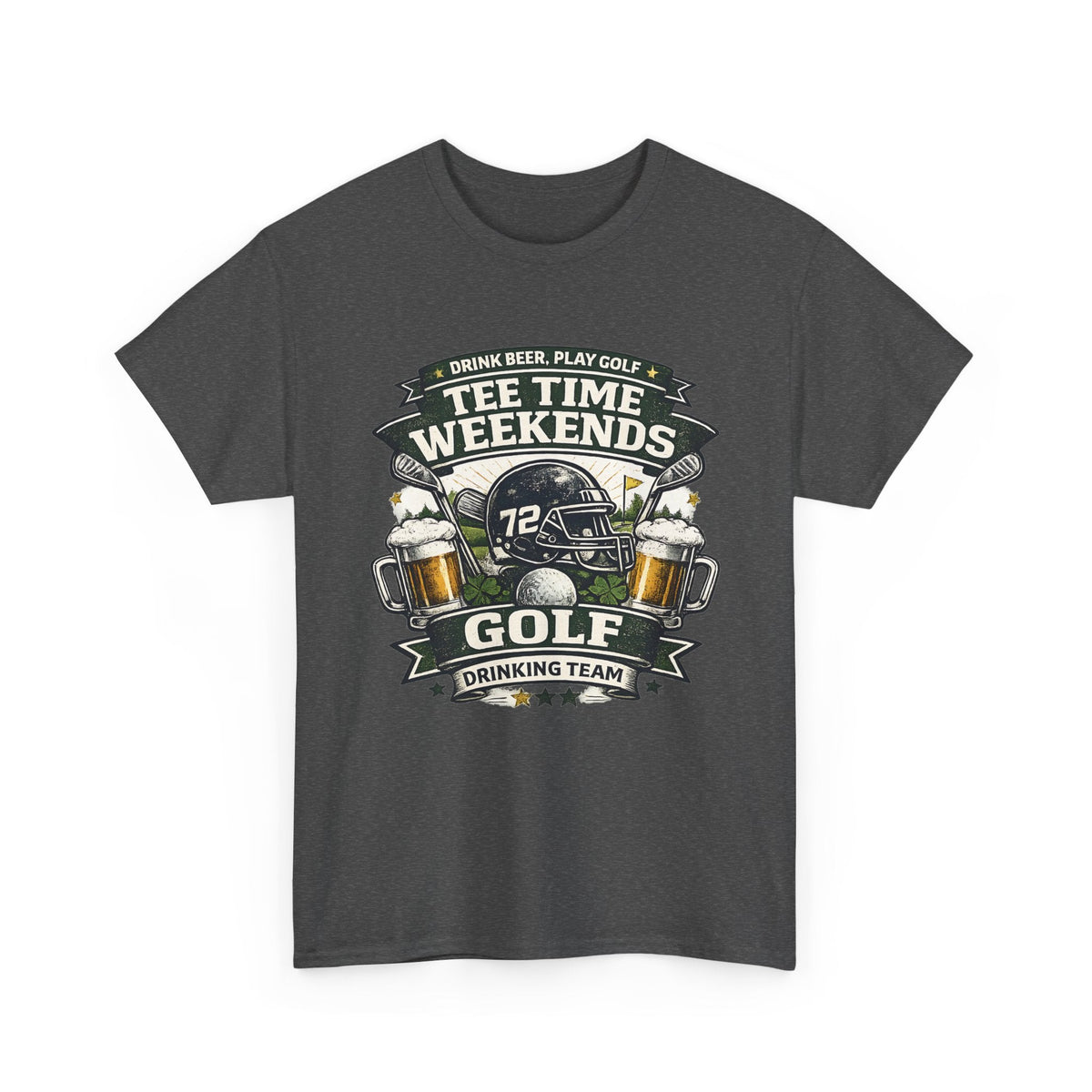 T-Shirt Golf e Birra – Design Divertente