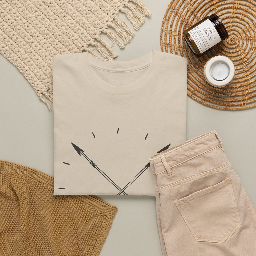 T-Shirt Frecce Incrociate – Design Boho Outdoor