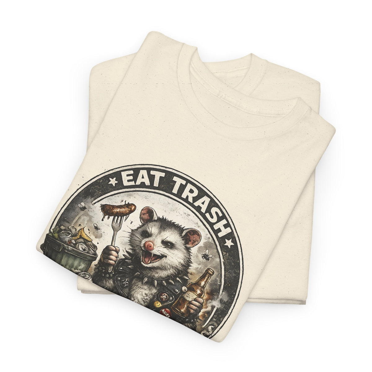 T-Shirt Opossum Festa Selvaggia – Design Divertente