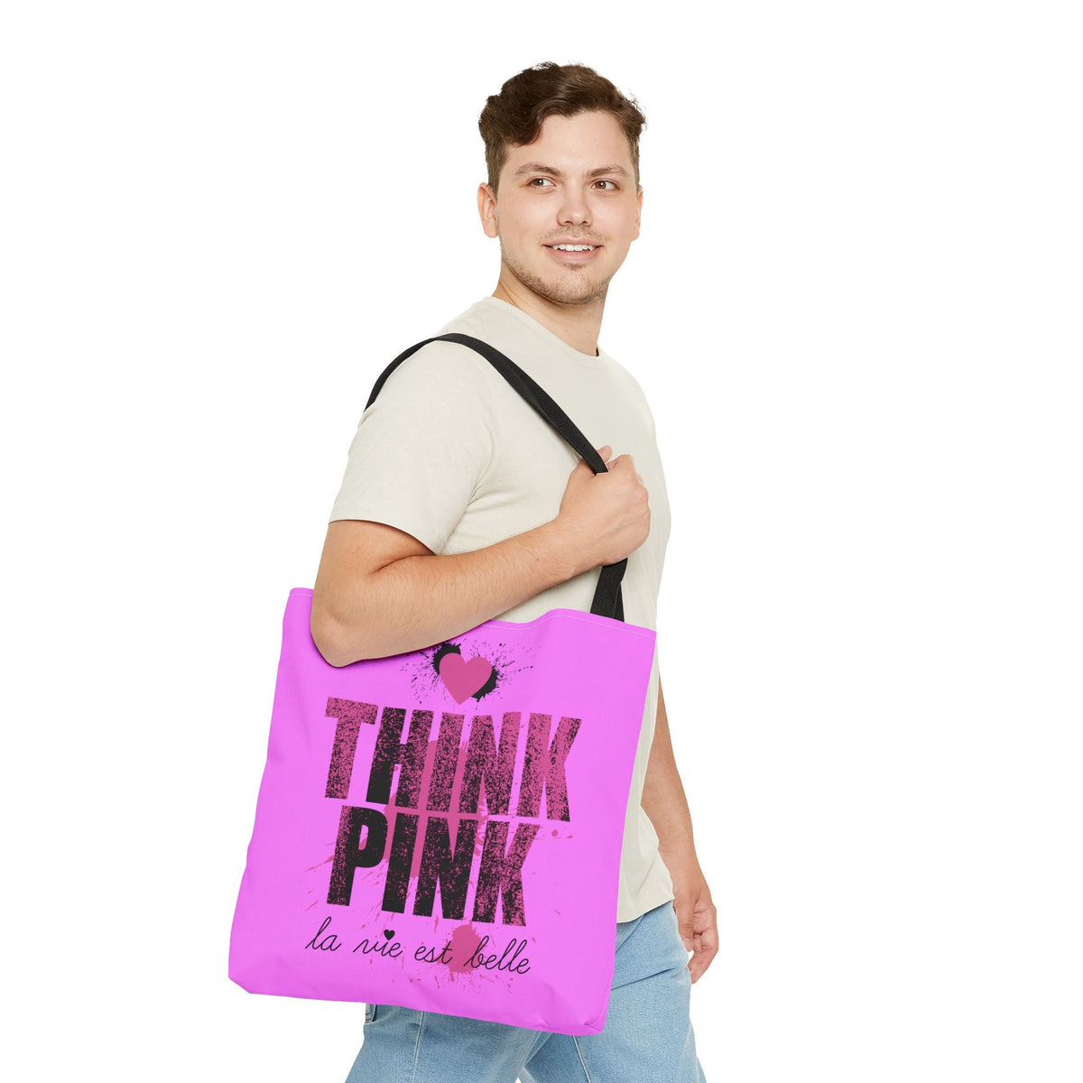 Think Pink Borsa in tessuto – Pink Statement design