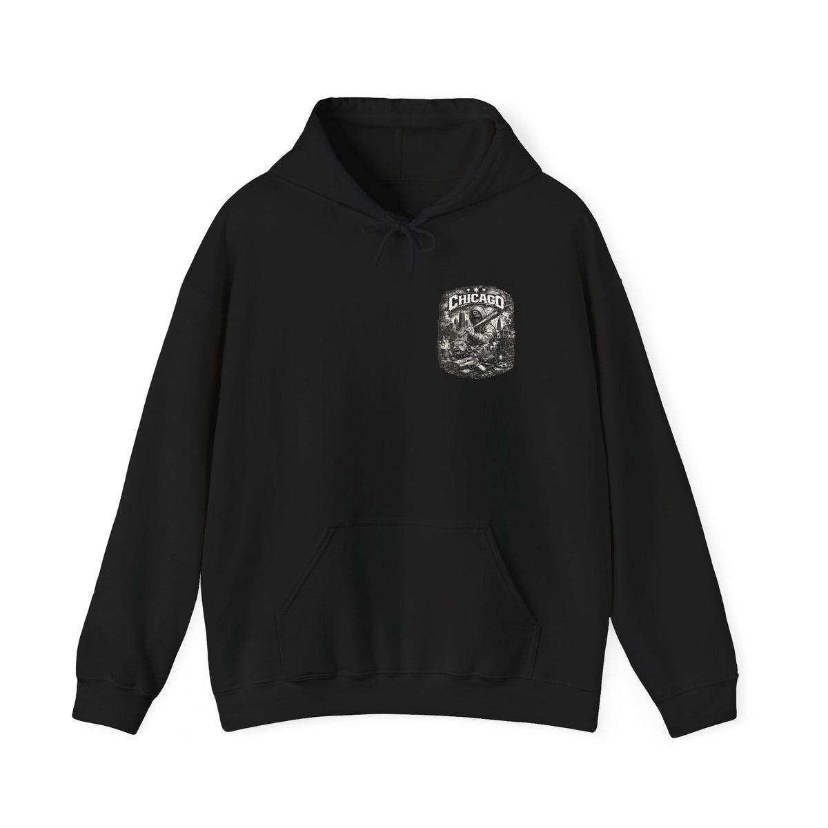 Chicago Streetwear Hoodie Hoodie con Grafik – MALUX
