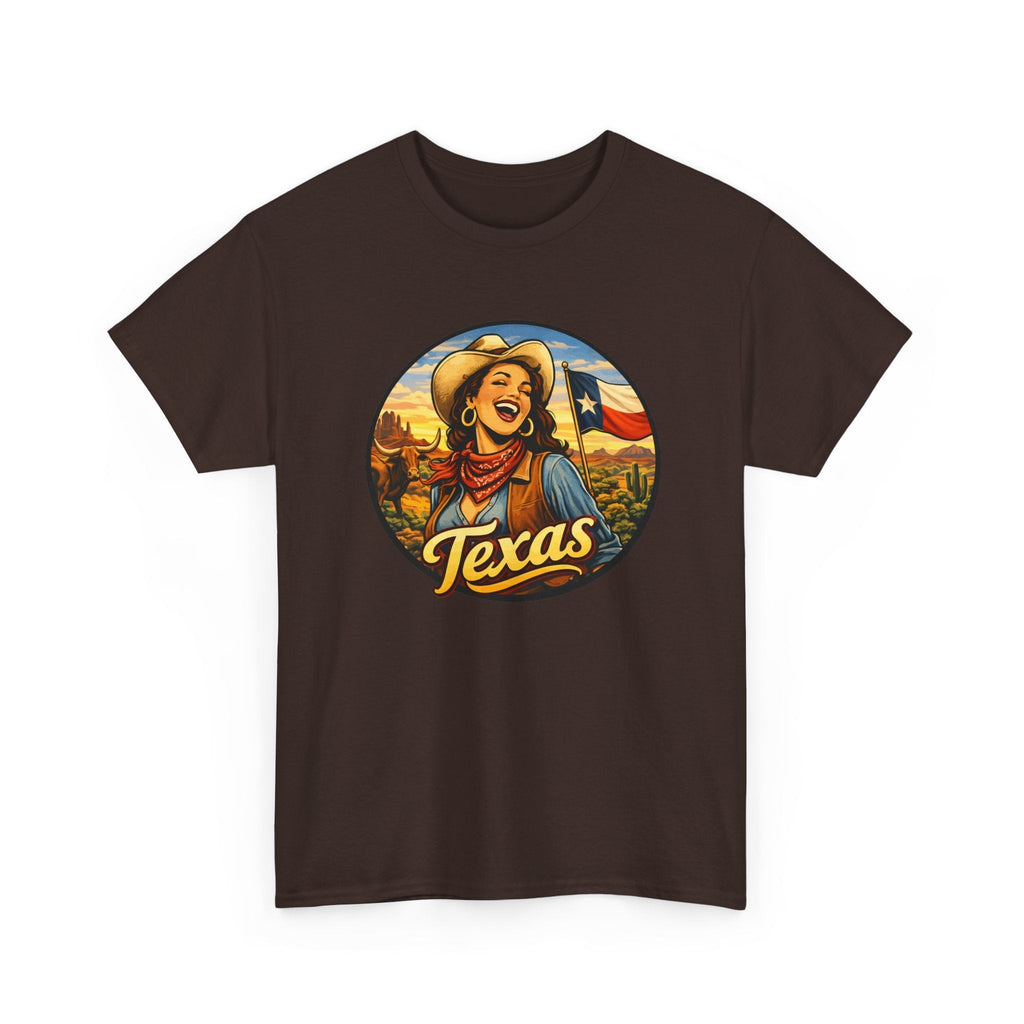 T-Shirt Cowgirl Texas – Design Western Vintage