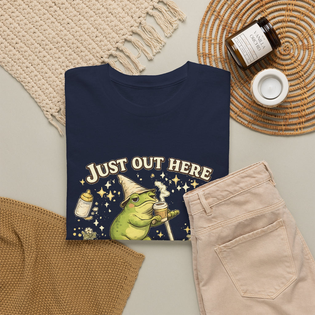 T-Shirt Mamma, Caffeina e Caffè – Design Divertente