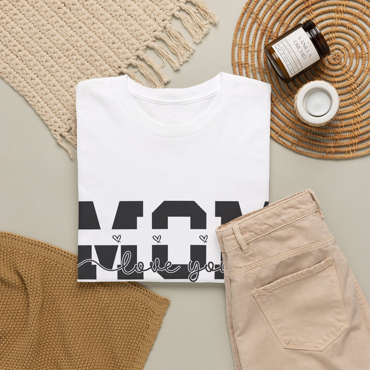 T-Shirt Mamma, Ti Voglio Bene – Idea Regalo Minimalista